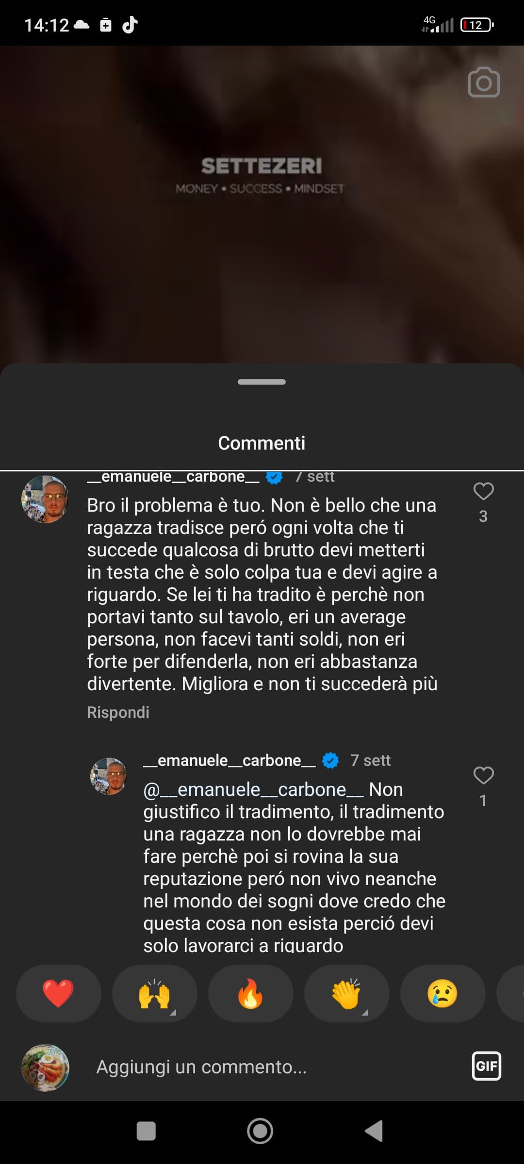 Capito ragazzi? Se vi tradiscono è perché siete "un average persona"💀💀💀 ceh lei ci è caduta per sbaglio sul cazzo di qualcun altro, capito?👁️👄👁️