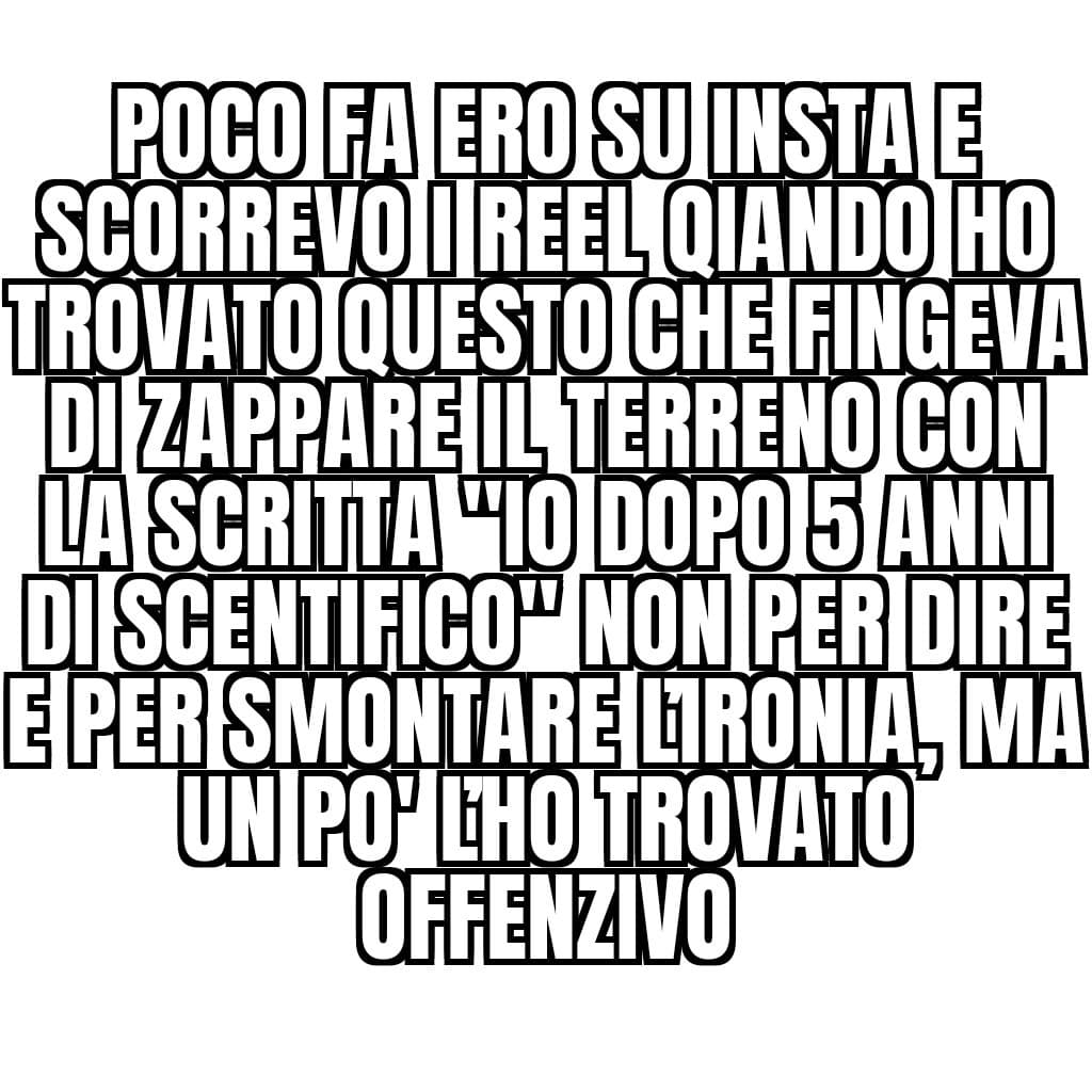 Poi io non posso fare battute sul liceo che vengo attaccata in massa, e ok ci sta come battuta ma farla e ripeterla 3000 volte anche no