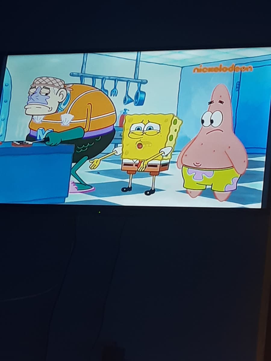 Non ho nulla da fare quindi guardo Spongebon