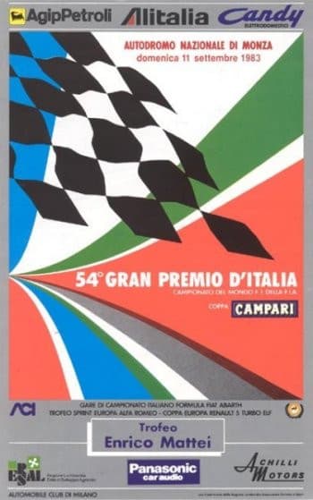 1983: LIV Gran Premio d'Italia - La strana vittoria e il mistero dell'aglio