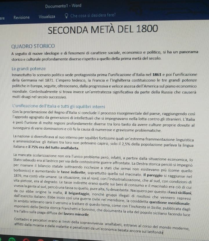 E per la serie "dimmi che abiti al sud senza dirmelo" ecco a voi un mio riassunto di italiano per la maturità