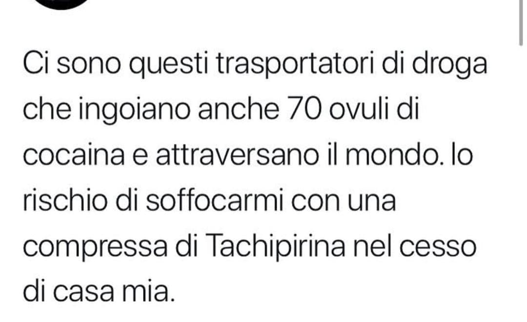 Io mi affogo già solo al pensiero.