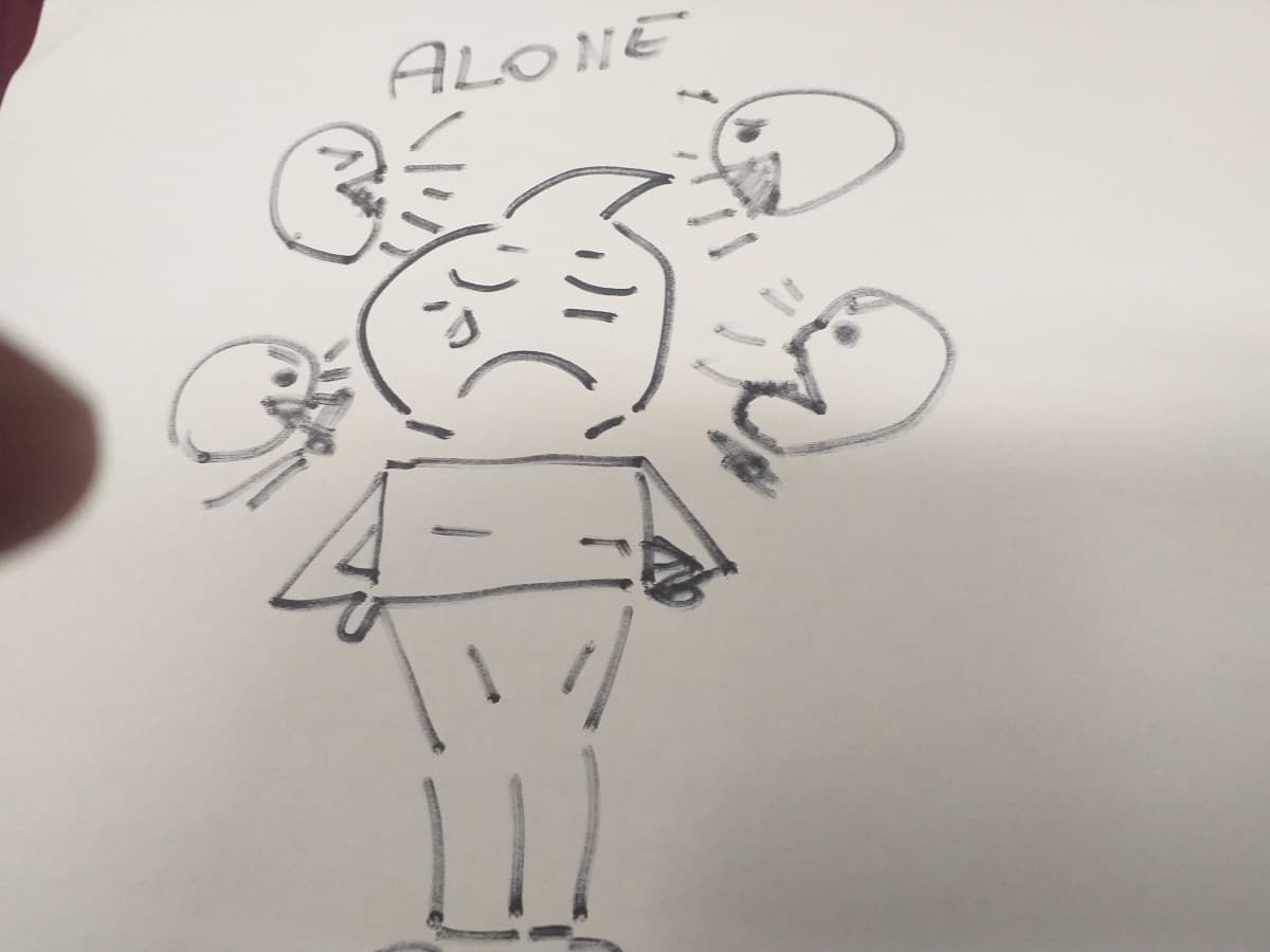 Alone...