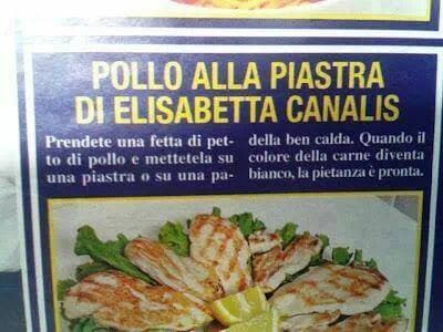 Chef stellati sparite! C'è la Canalis con il suo pollo alla piastra ??