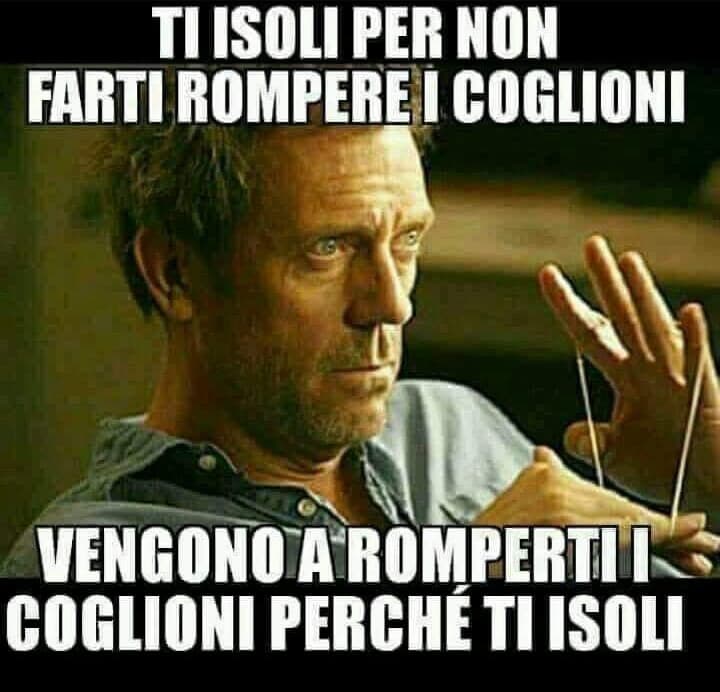 Triste verità...ma non mi rompete il cazzo!!!