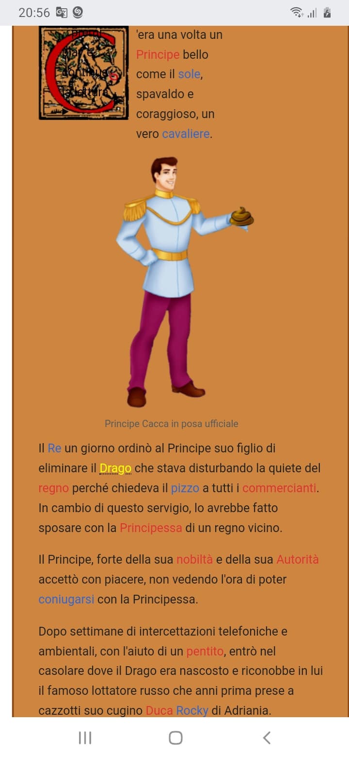 Il principe Cacca