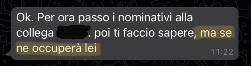 Sembra che l’abbia specificato di proposito per dire implicitamente: “Non ci sarò io, non mi cercare...”  oppure lo noto solo io?! ?