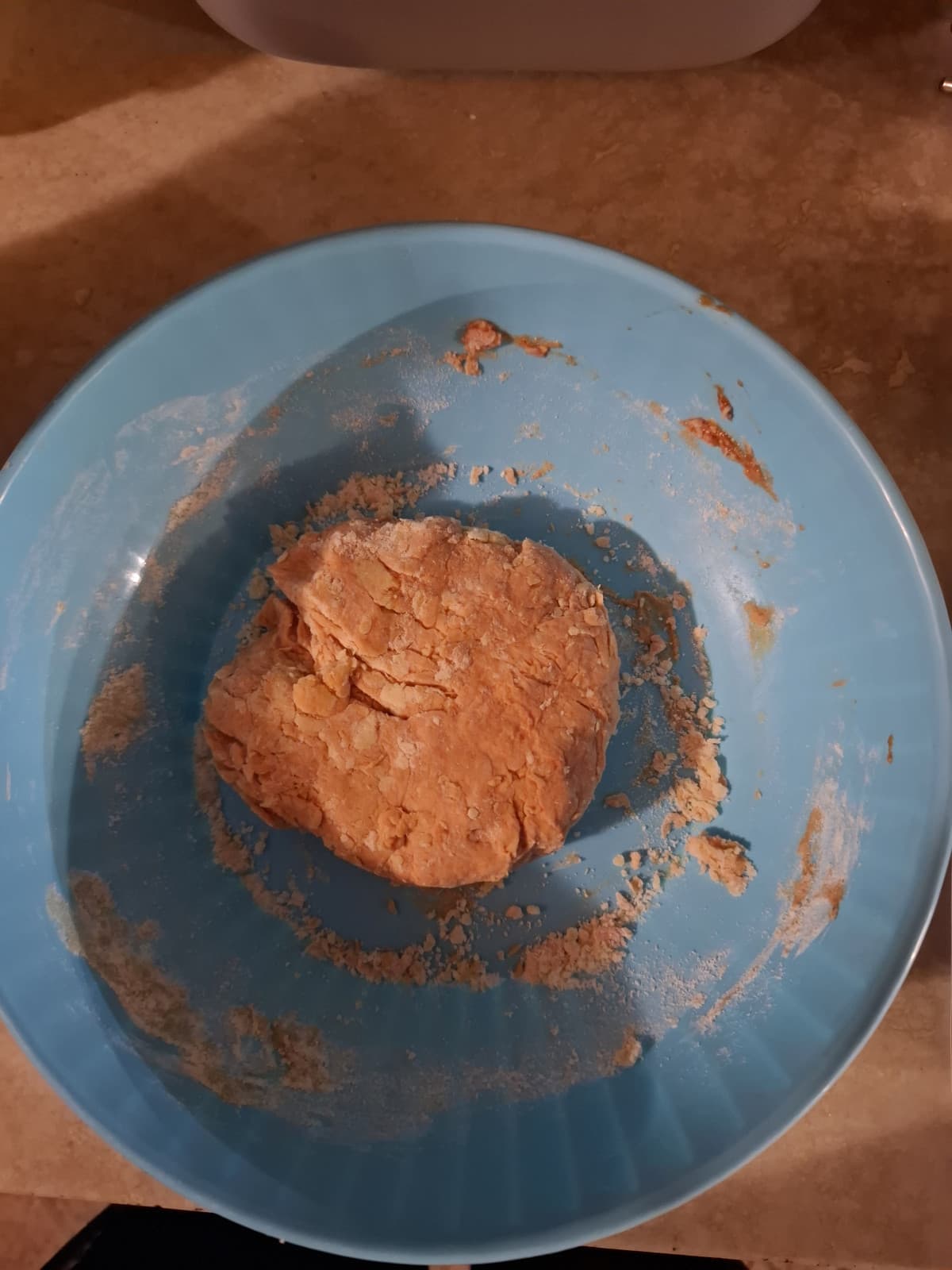 Impasto brutto ma speriamo che vengano delle buone piadine...mi piace provare ricette e mangiare piú sano