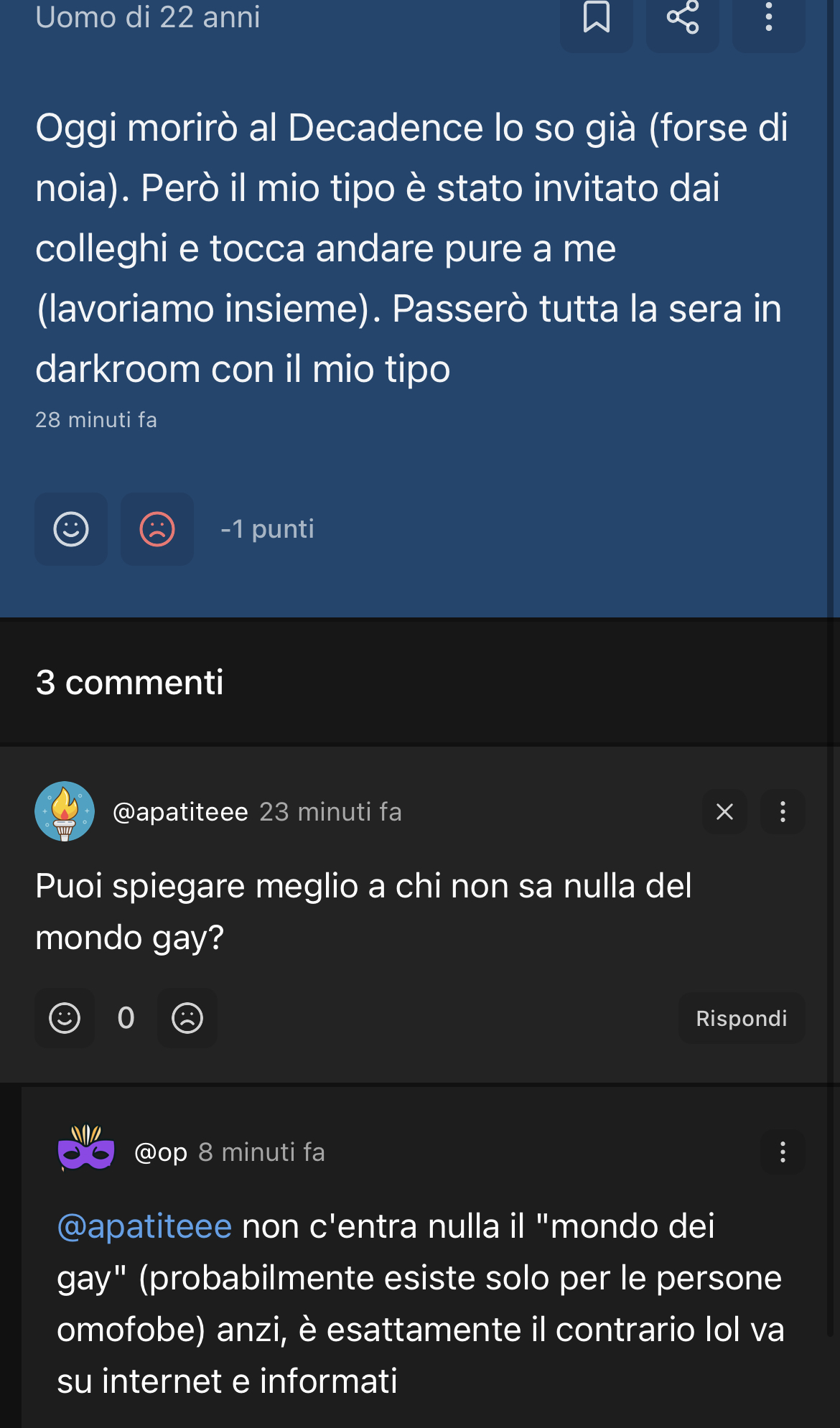 Secondo voi è normale? Ho sbagliato io?