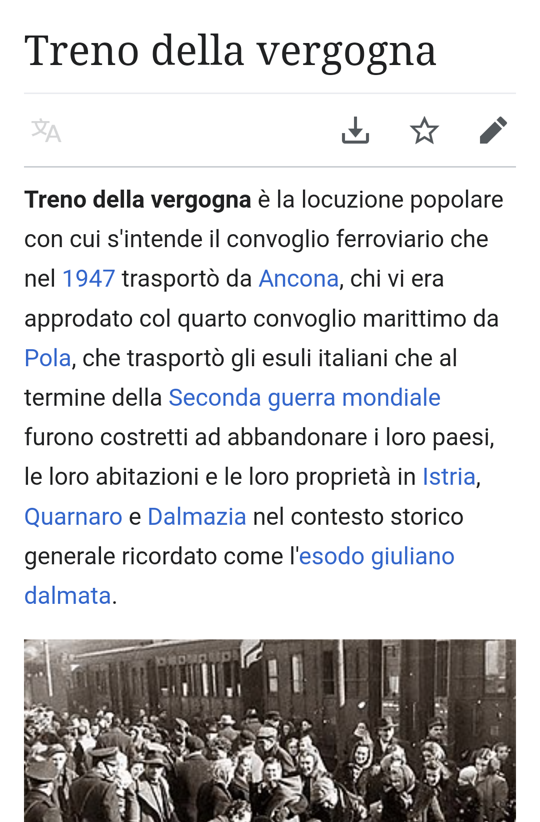 Inerente alla giornata di oggi riporto un fatto di cui non si parla mai e non ho vergogna di dire che