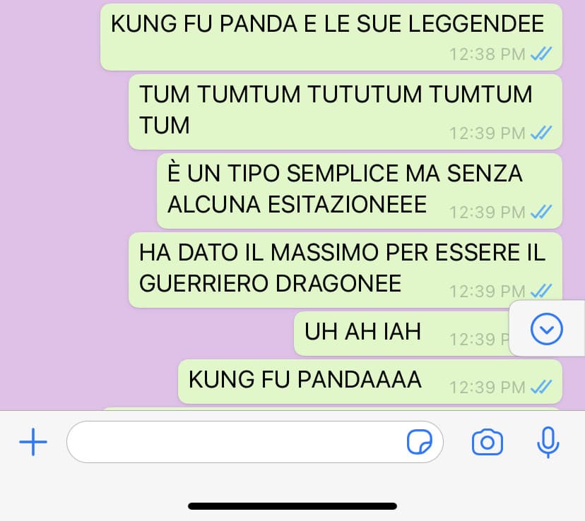 probabilmente non mi sopporta più ? HAHAHHAHA