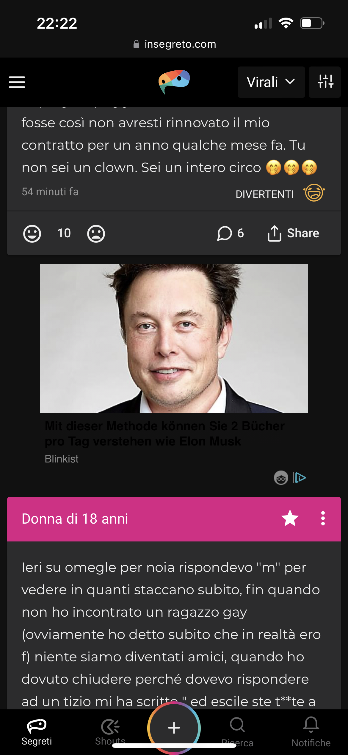 Che carino Elon musk che mi fissa?