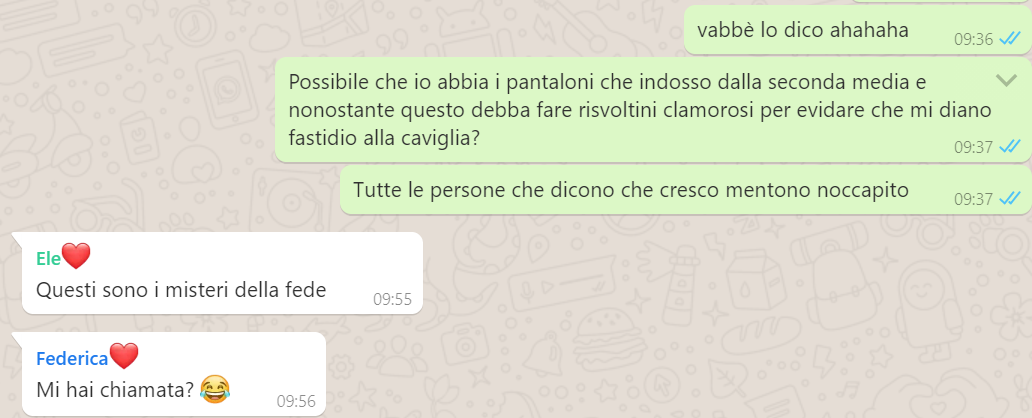 Comunque la domanda puntava ad una risposta seria ahahaha