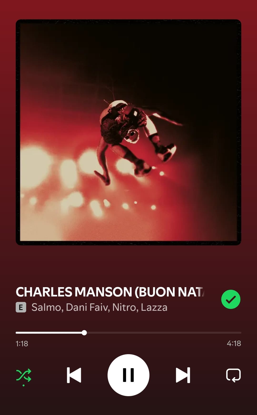 Grazie a questa canzone il mood depresso è passato È INCREDIBILE QUANTO LE CANZONI MI FACCIANO CAMBIARE MOOD VI GIURO 🙏🏻