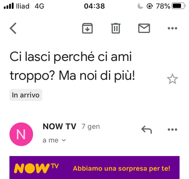 L' amore secondo NOW TV...?