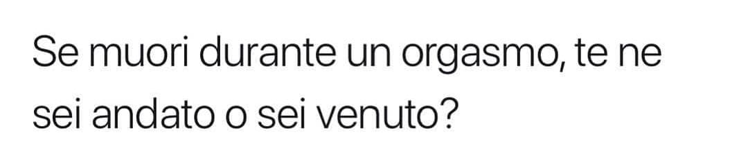 Secondo voi? 