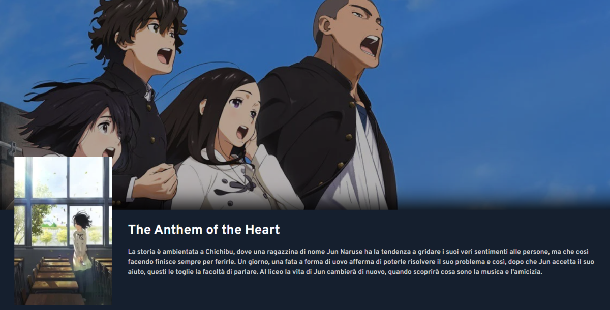 Avete suggerimenti su film, anime o (why not) film anime da vedere? Thx 