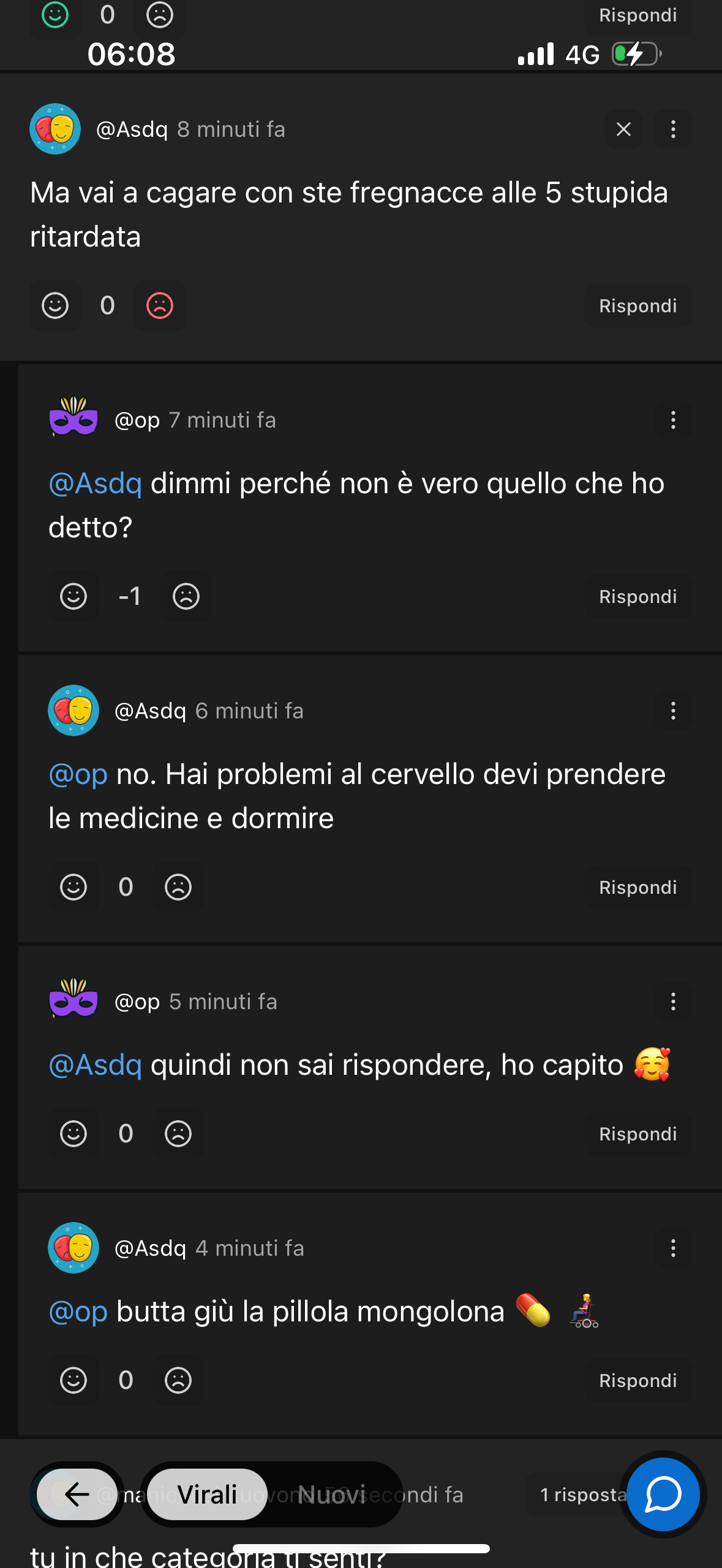 AI MASCHIETTI CON IL CAZZO PICCOLO FA TANTA PAURA LEGGERE UN SEGRETO SCRITTO DA UNA RAGAZZA INGELKIGENTE SU UNA CISA GIUSTISSIMA. Vergognatevi. 