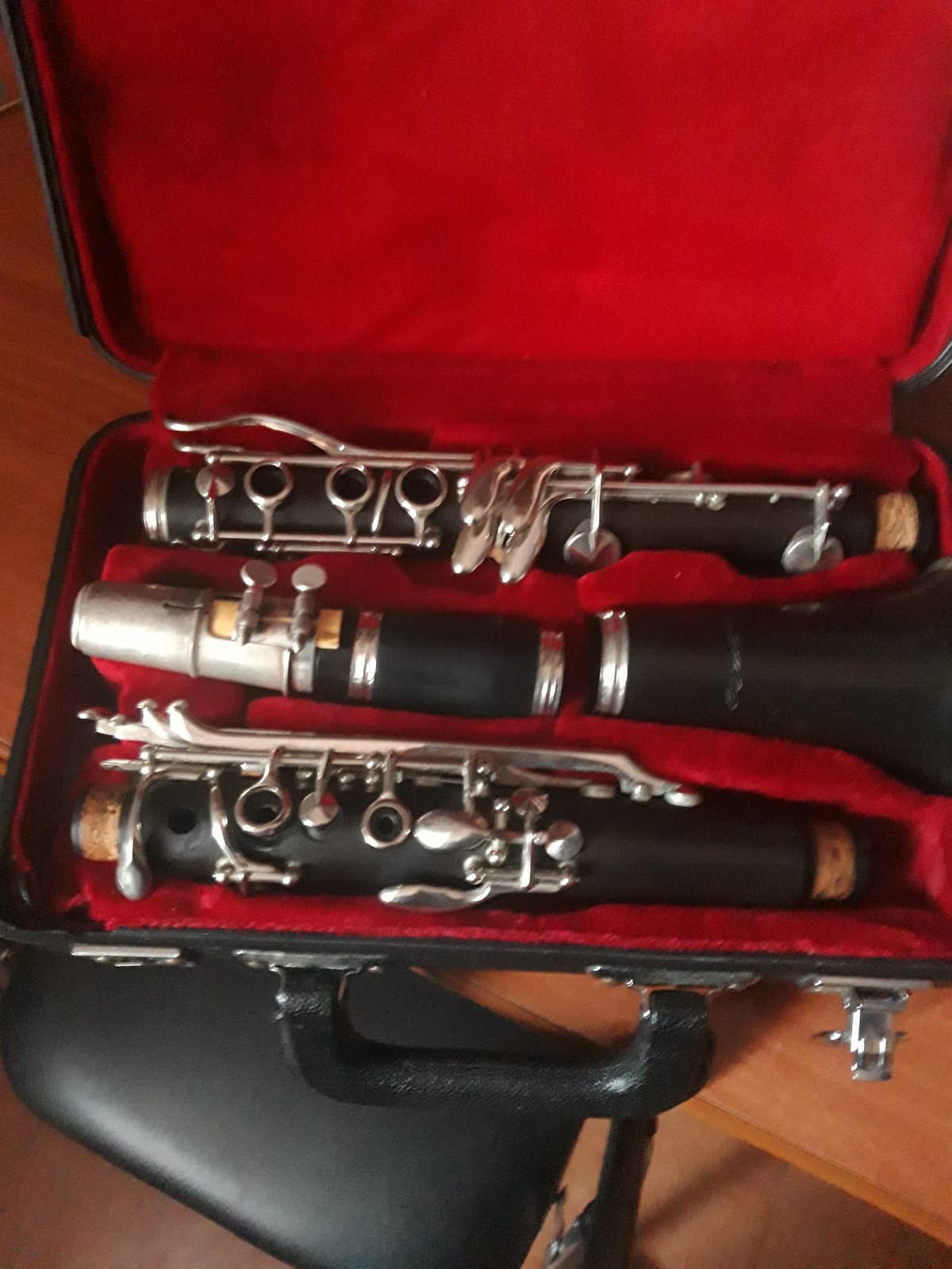 io ho un clarinetto, che mi scoccio di montare