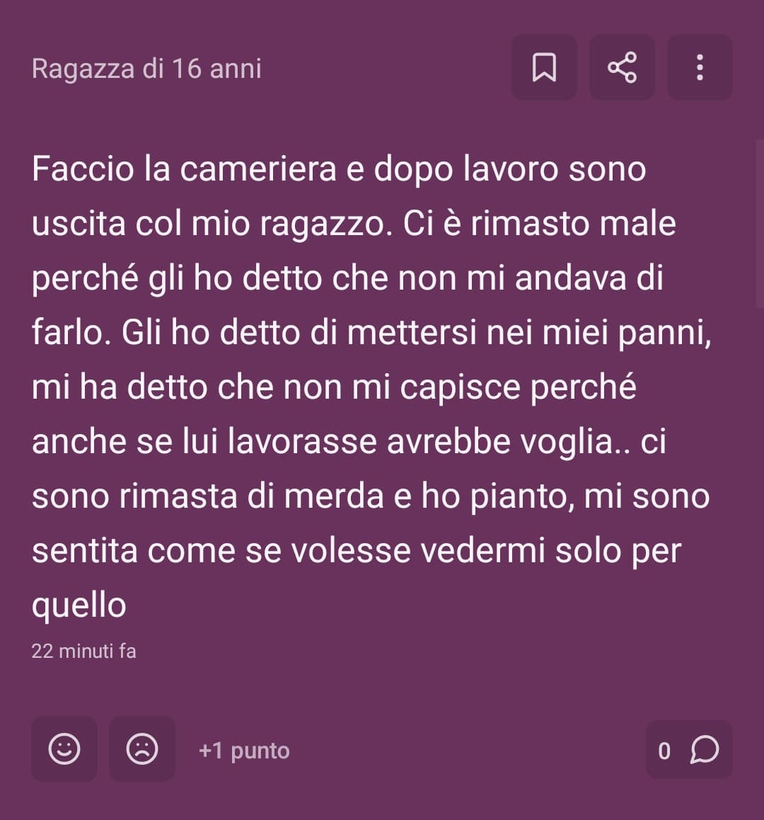 uomo di 21 anni frustrato dalla vita