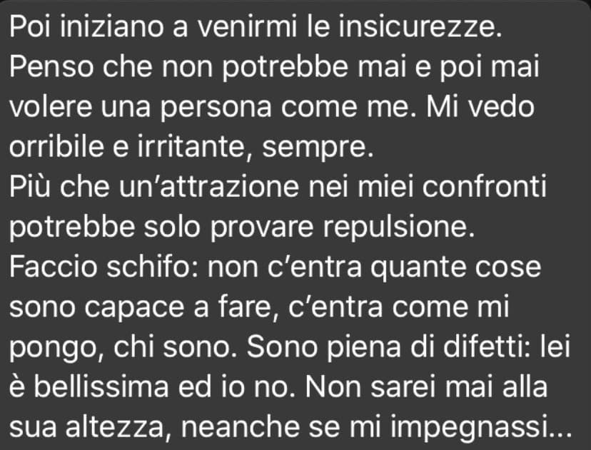 Mi viene da piangere (anzi, sto piangendo) sono disperata...