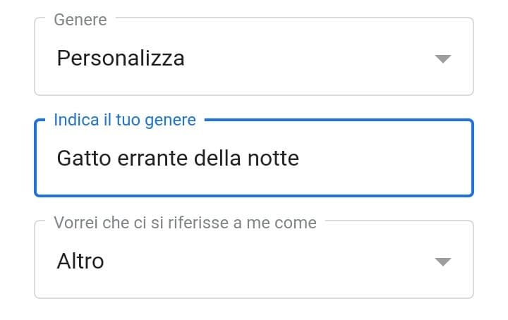 RISPETTATE COME MI IDENTIFICO GENDERFOBICI