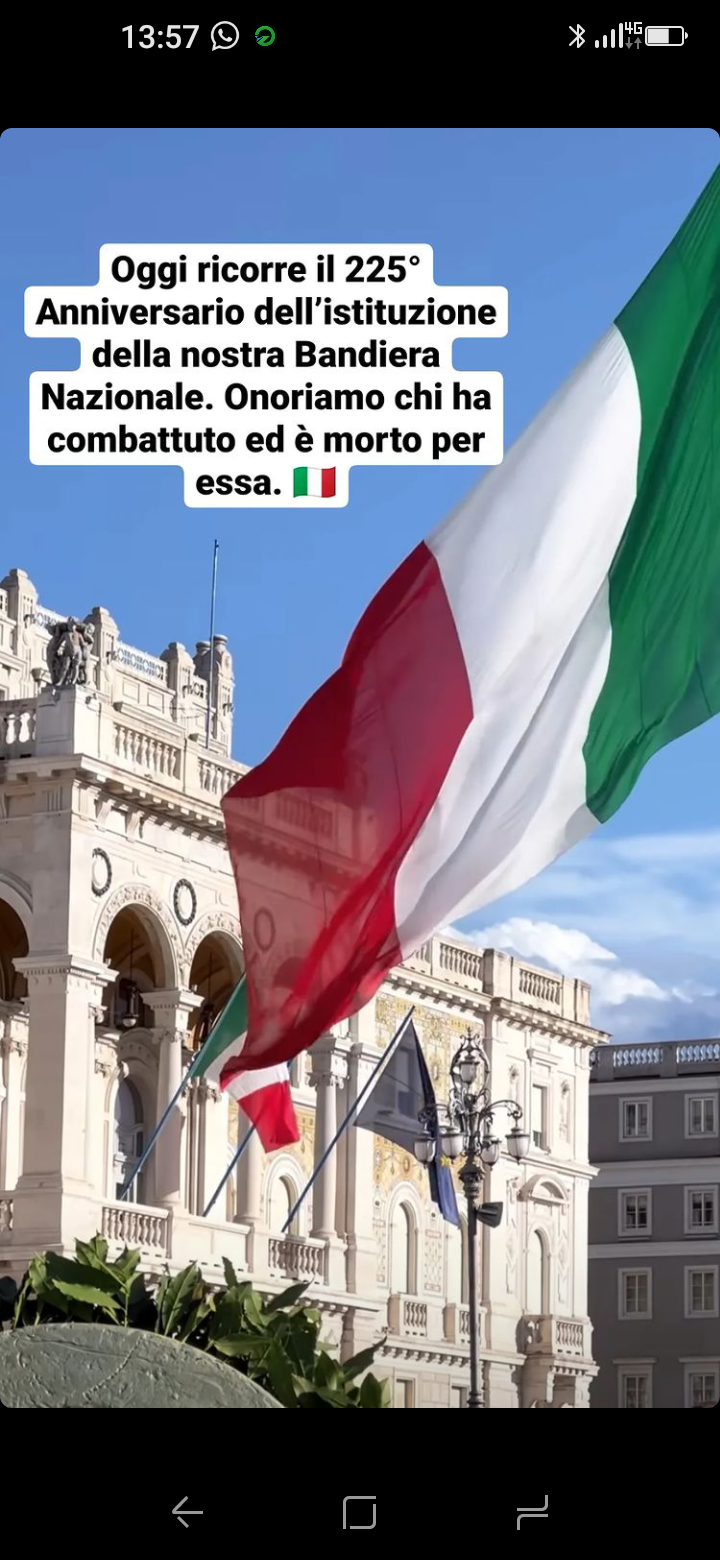 La bandiera più bella al mondo, auguri