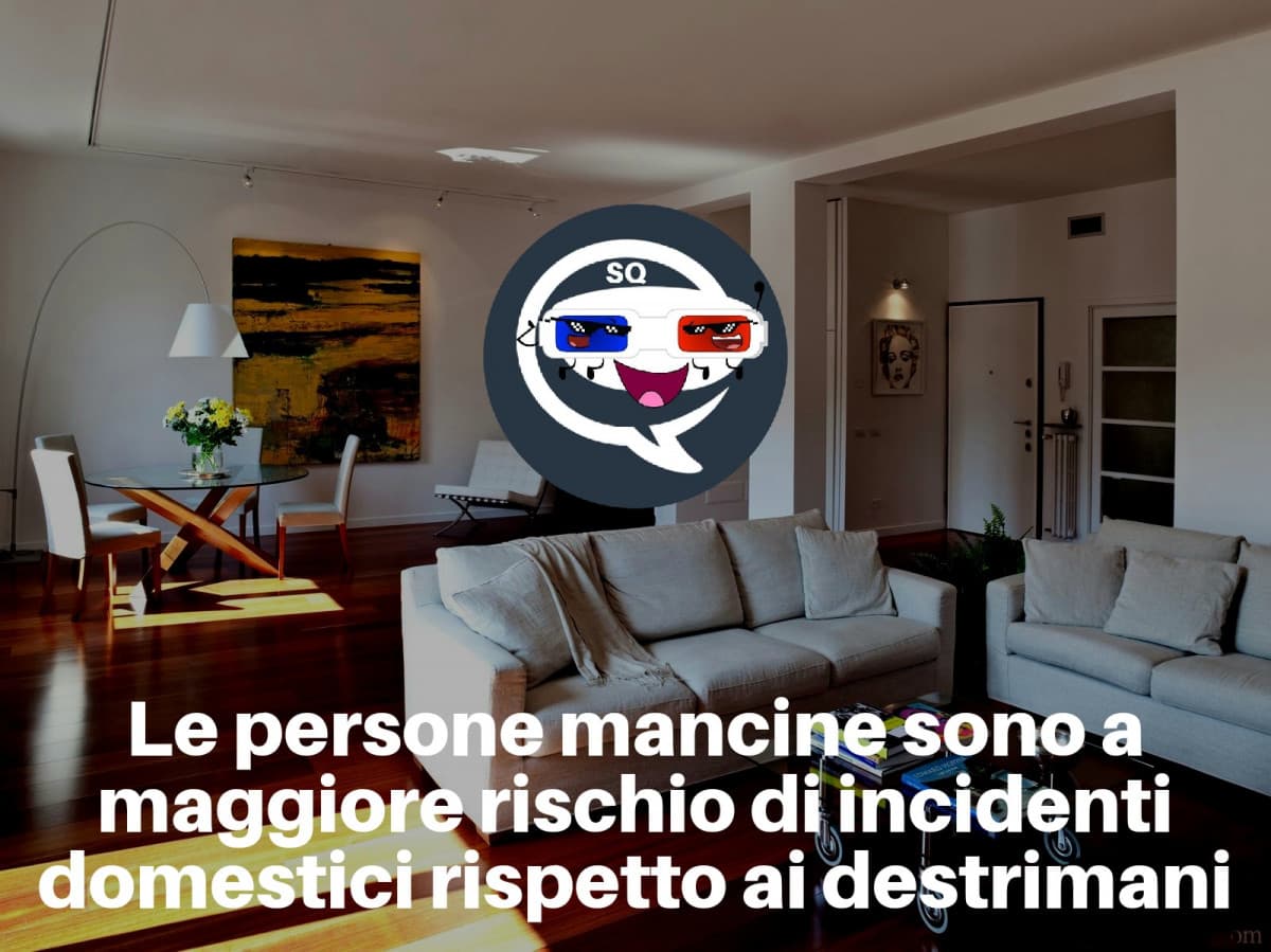 Se la maggior parte degli accessori domestici non fossero fatti apposta per i destrimani questo non succederebbe 