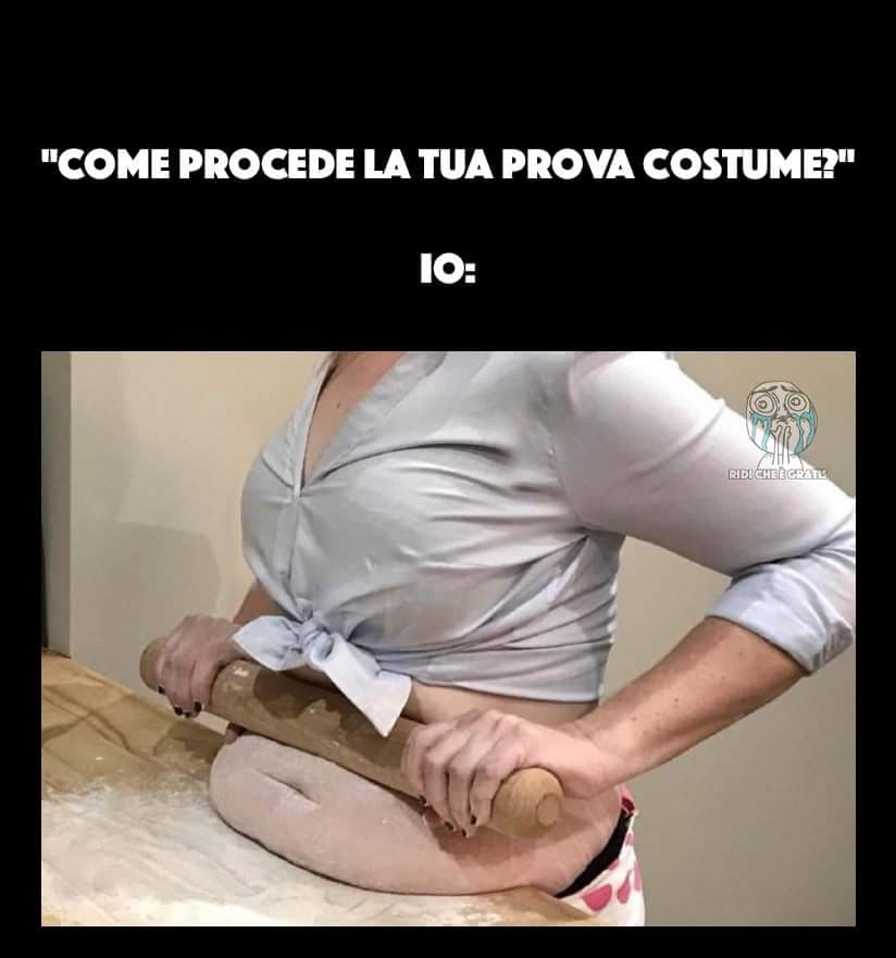 Prova costume: aspettami che sto arrivandooooo ?