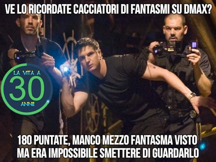 Ho visto più fantasmi in casa mia che nelle loro puntate