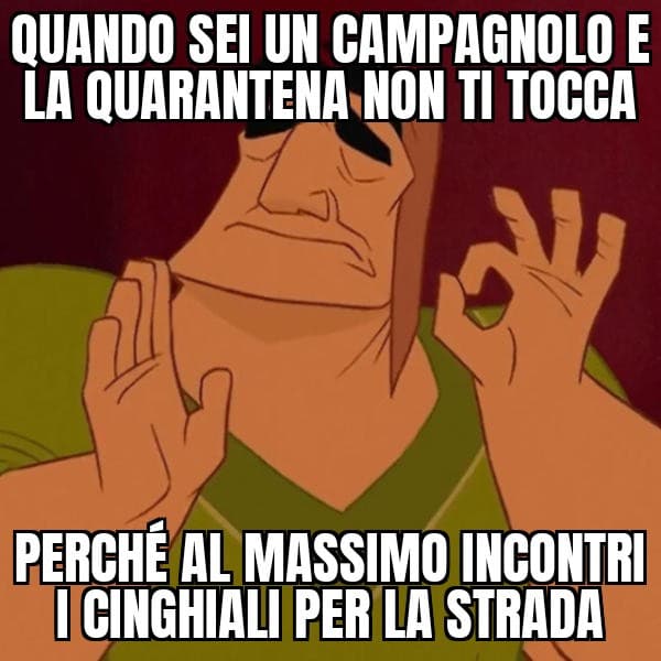 Io di questi tempi