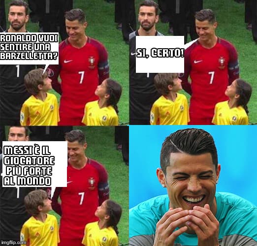 Ronaldo e Messi | Meme