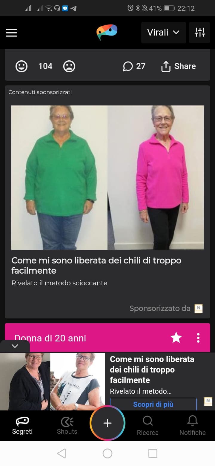 la tipa è diventata mio nonno