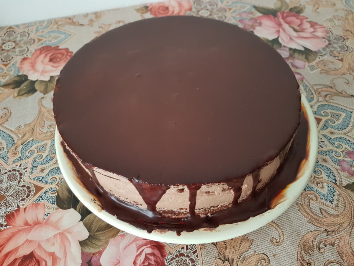 Mi sono accorta di non avervi poi fatto vadere la torta completata ehehe