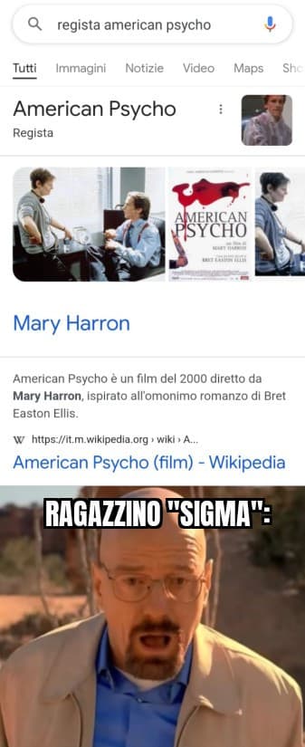 Secondo me american psycho è uno dei film più incompresi di sempre 