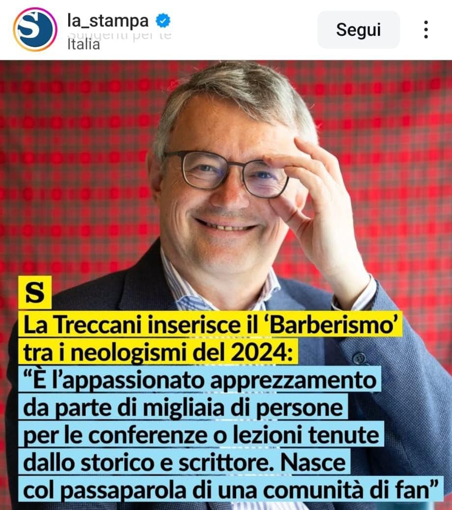 mh sono fan di barbero ma...