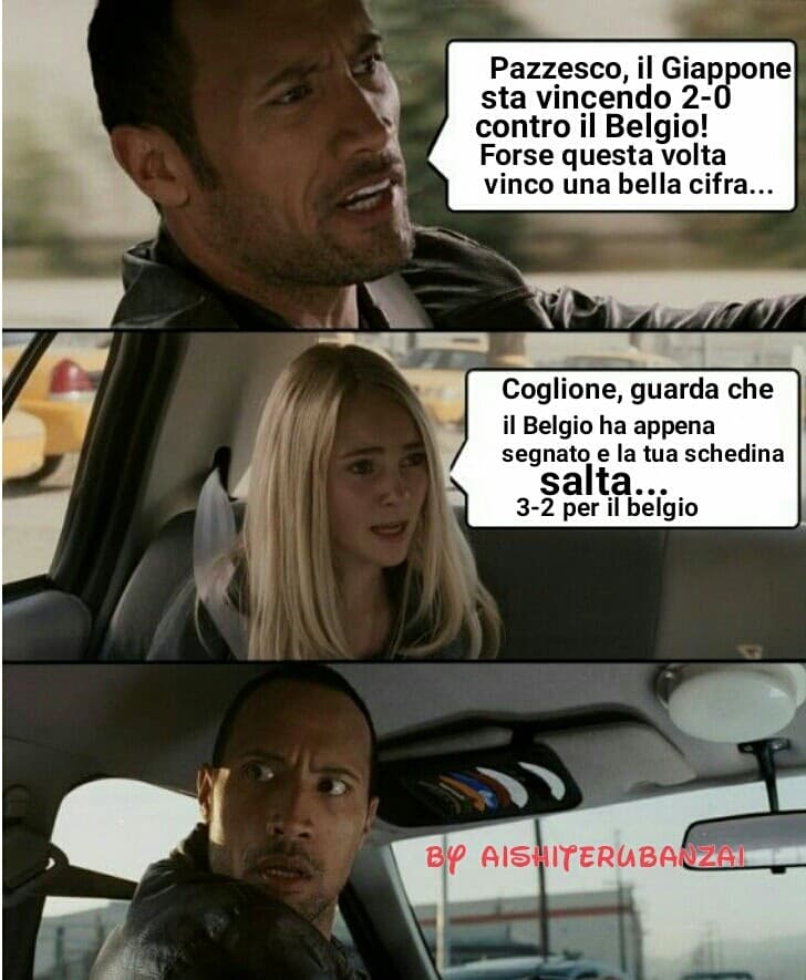 La vittoria del Giappone era pagata profumatamente mi sa...