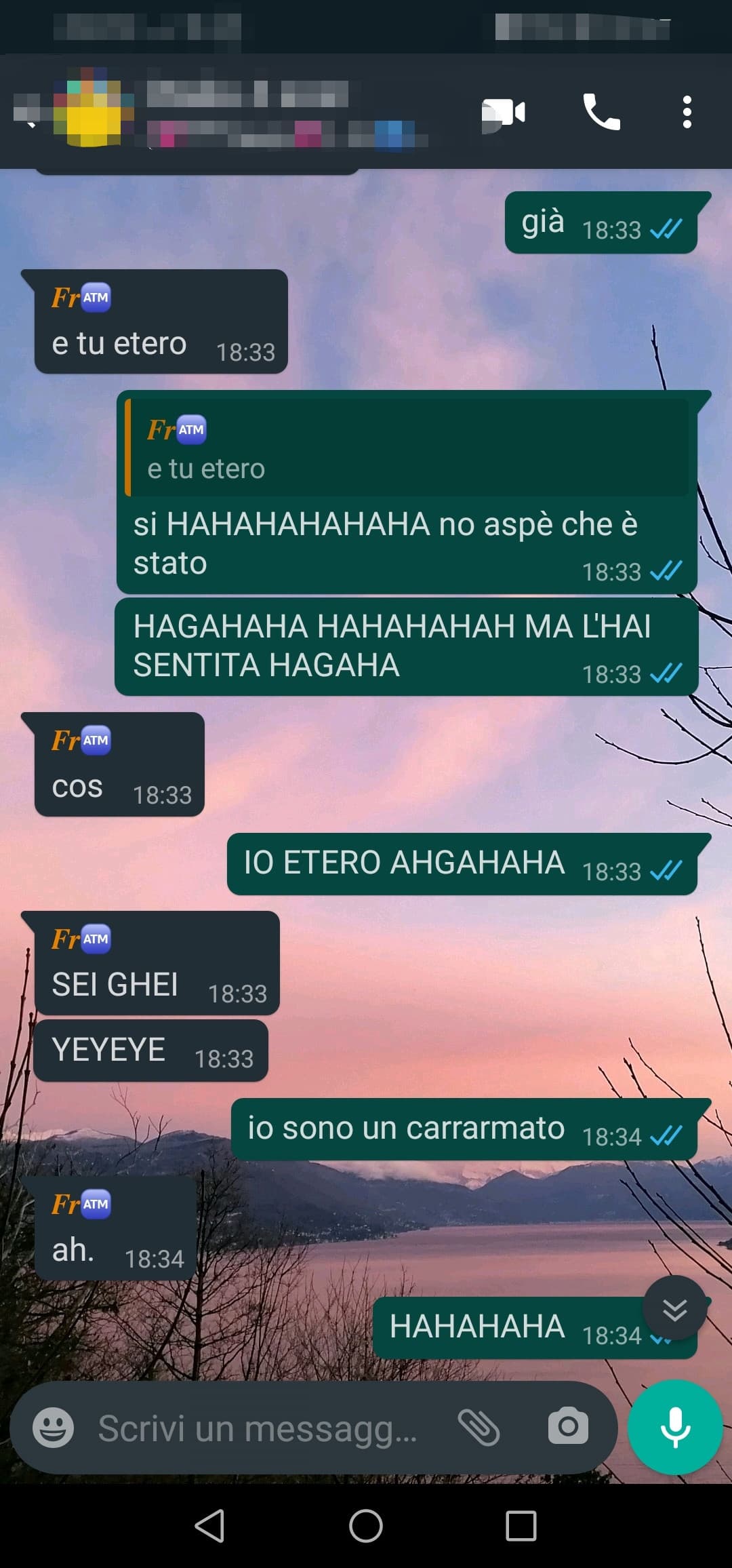 io che provo a fare coming out con i miei amici ma cambio idea