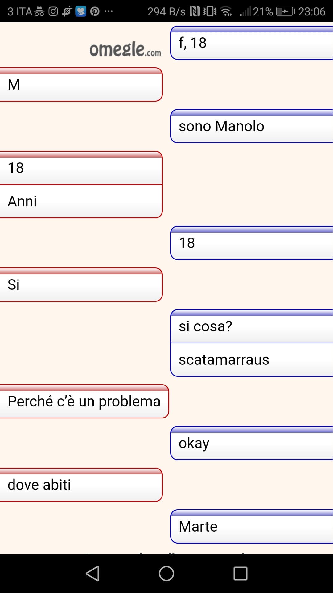 AHAHAHAHA questa mi ha spezzato 