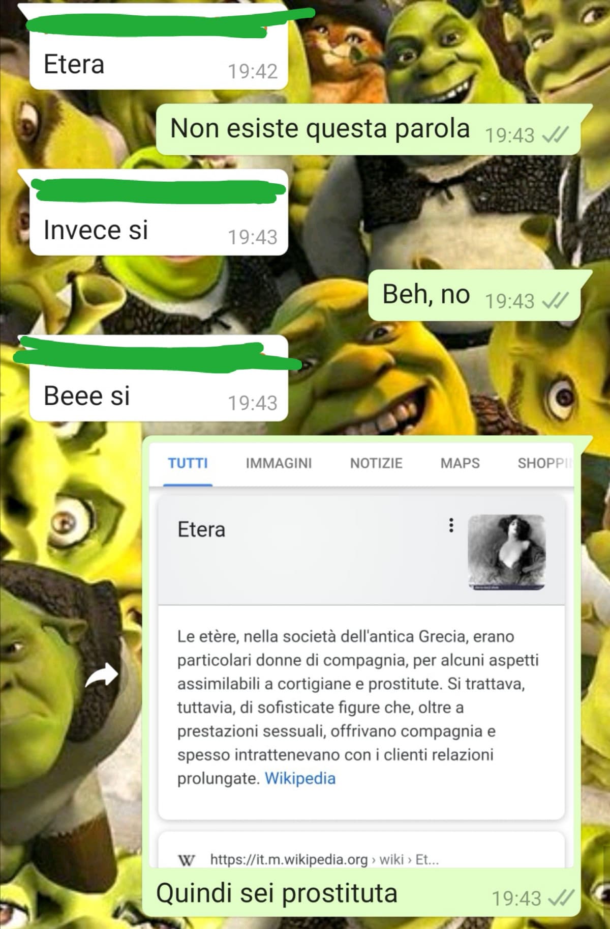 Contenta lei ad essere eterA e non eterO 