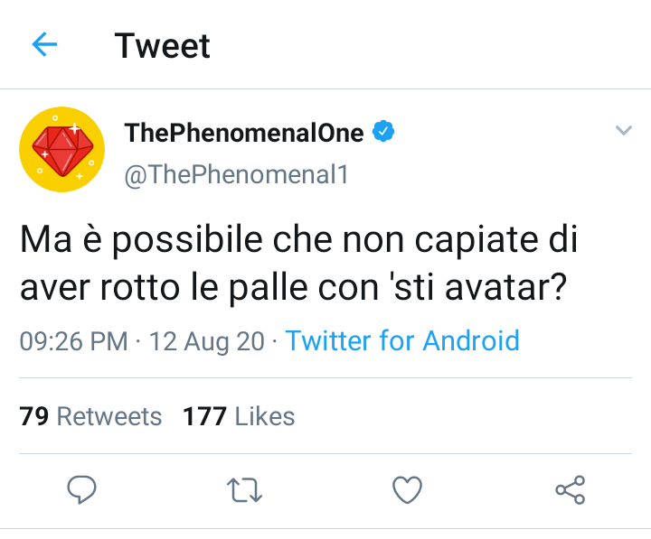 Repost per chi non avesse visto ieri sera