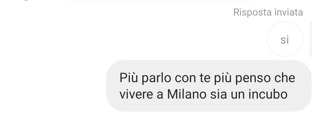 Pov: una tua amica è milanese 