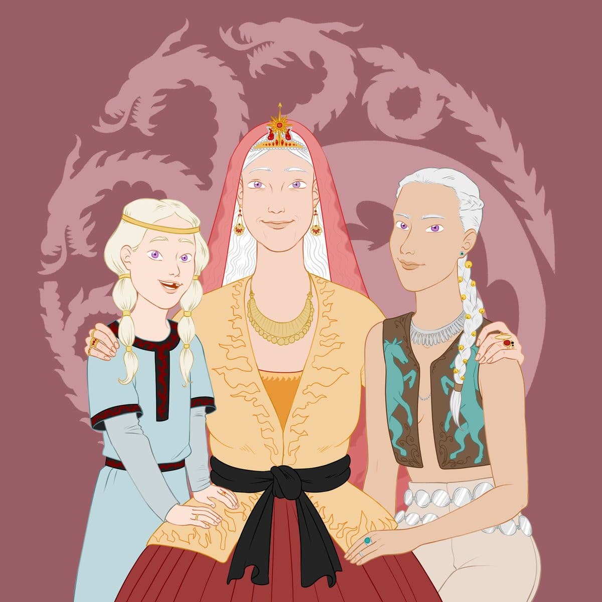 Le tre Daenerys