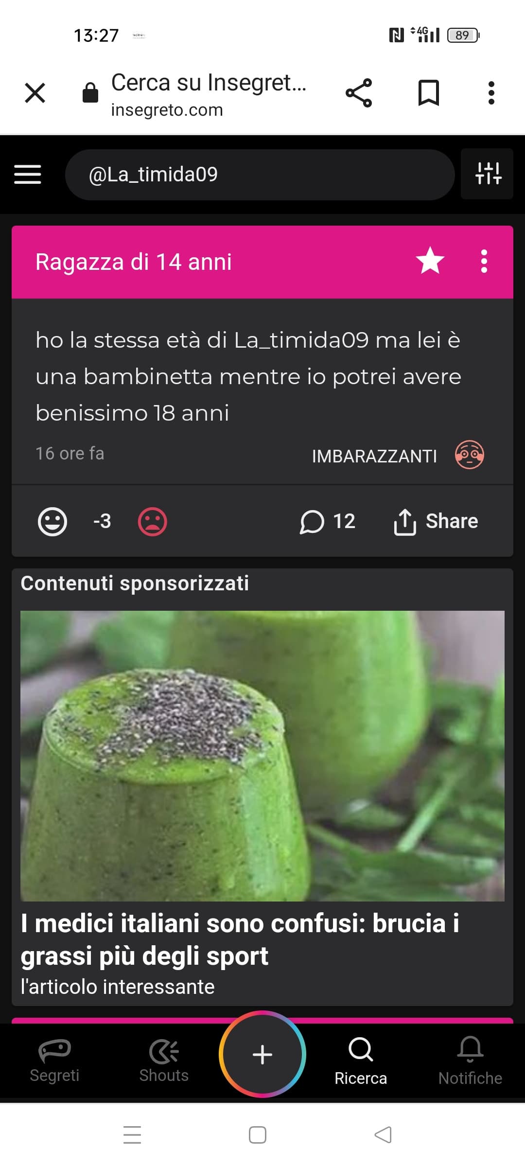 Ma fatti una vita invece di insultarmi