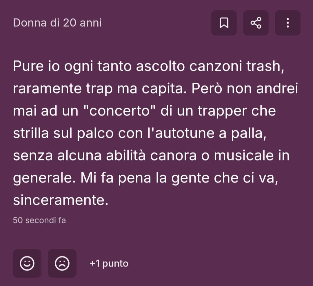 mi aggrego al post di questa ragazza
