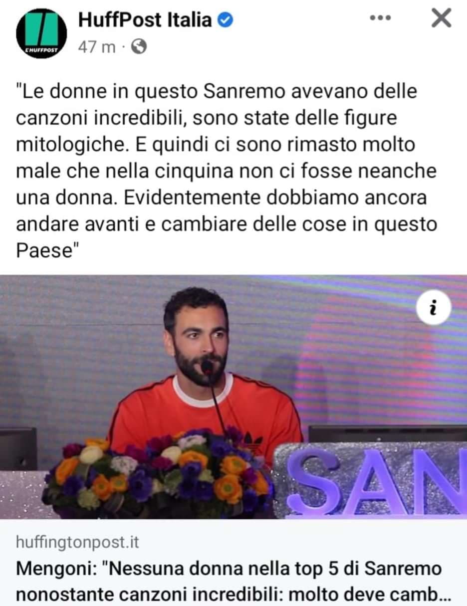 In una competizione forzare la presenza di donne nella top five vanifica il senso di professionalità e di competizione, cosa è difficile da capire.