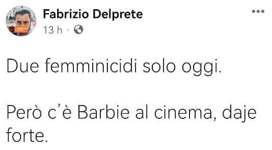 E niente, a certi uomini Barbie non è proprio andato giù, chissà perché....