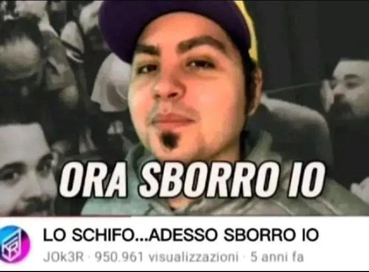 BASTA.
ADESSO SBORRO IO