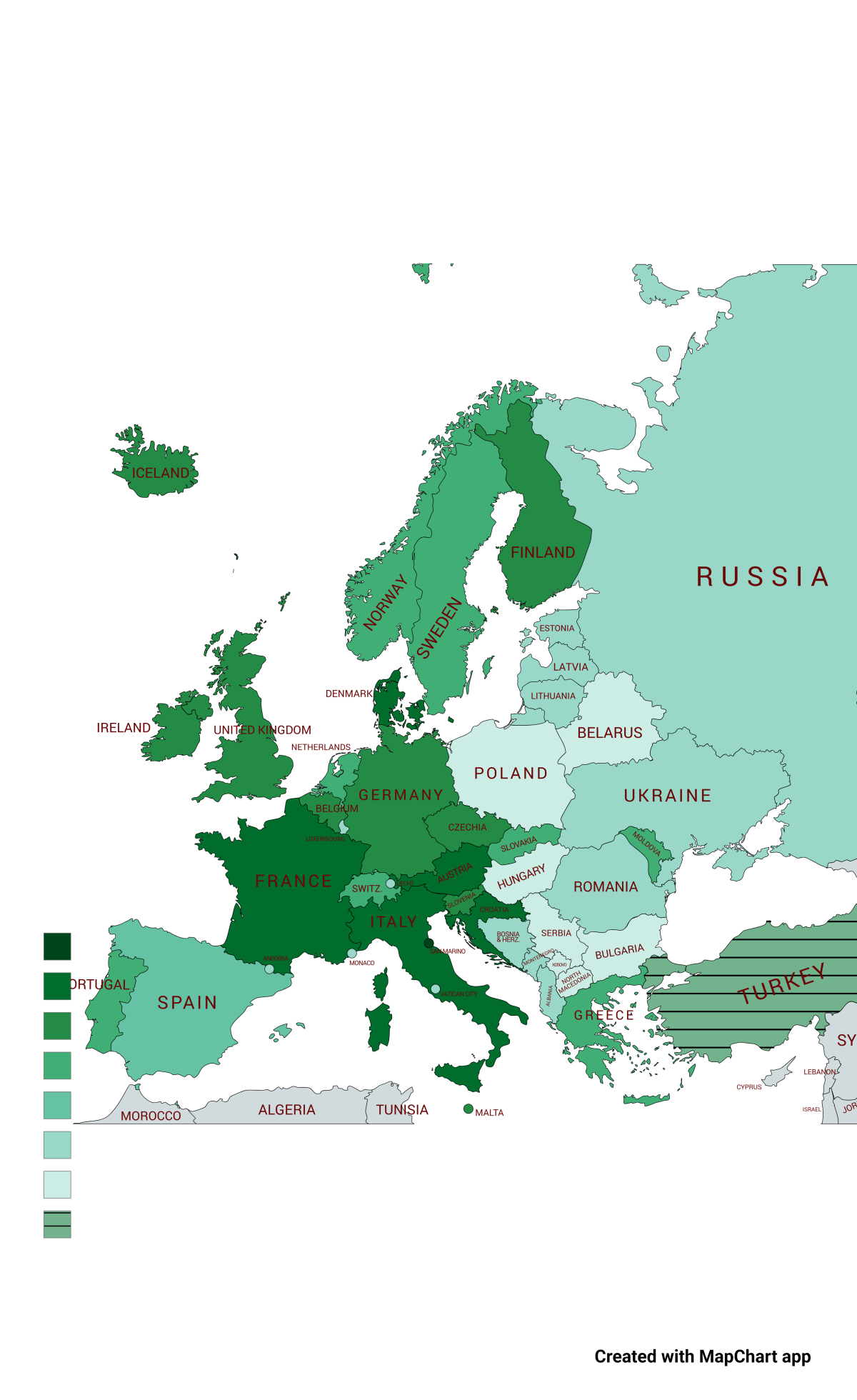 Tier list paesi europei (politica, cultura, storia, gente e bellezza)