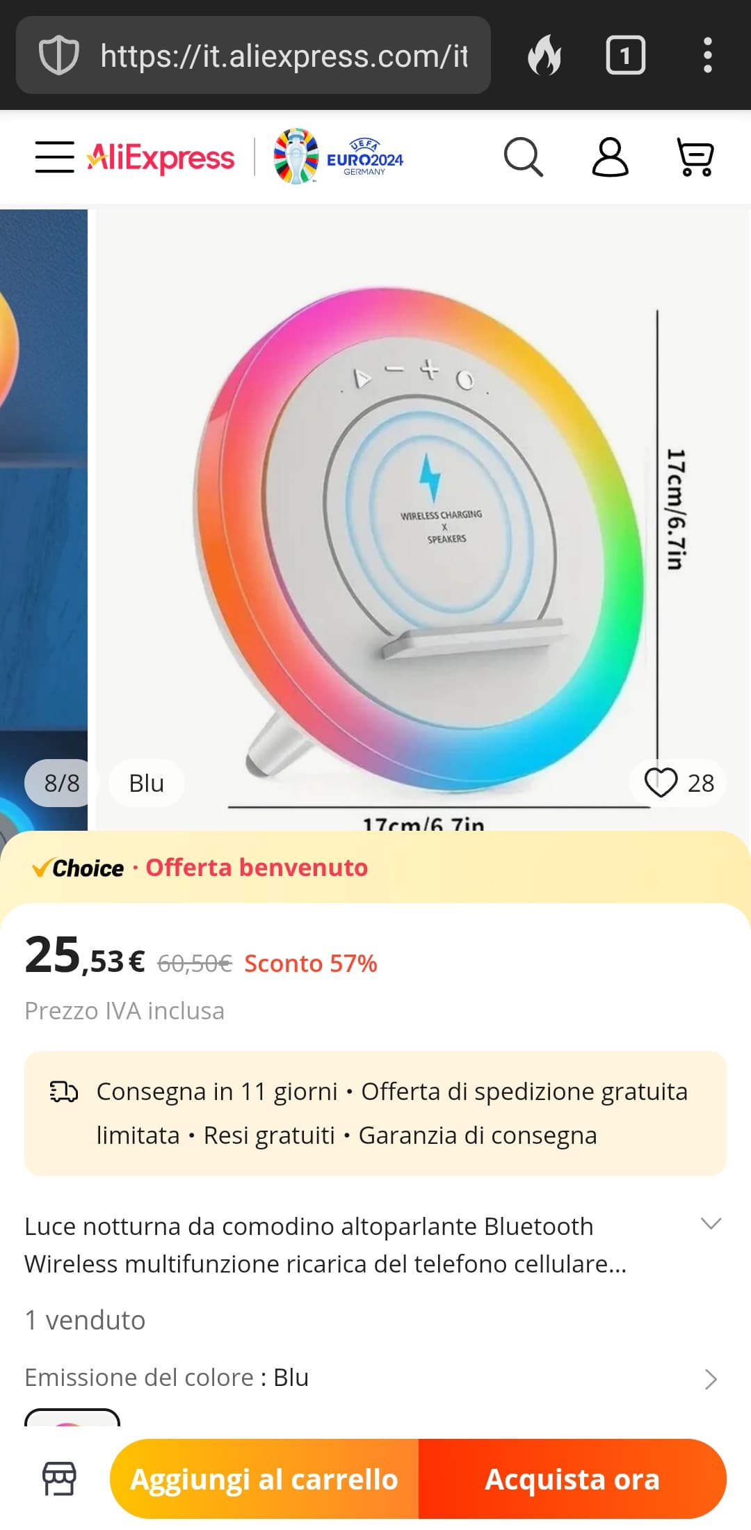 Secondo voi è buona questa luce per il comodino?